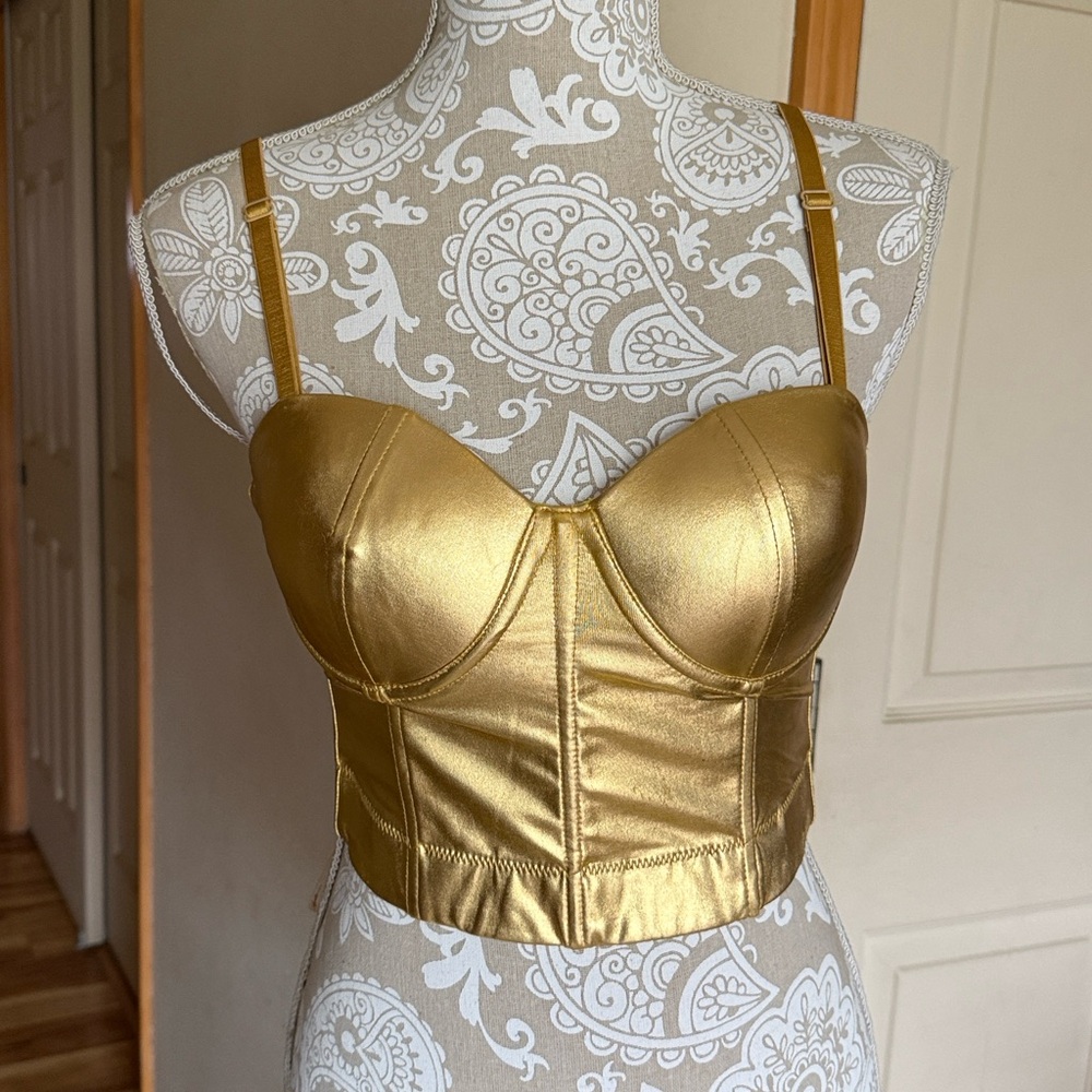 Lydia metallic bustier - Picture 2 of 7